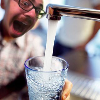 Soy cuck drinking water