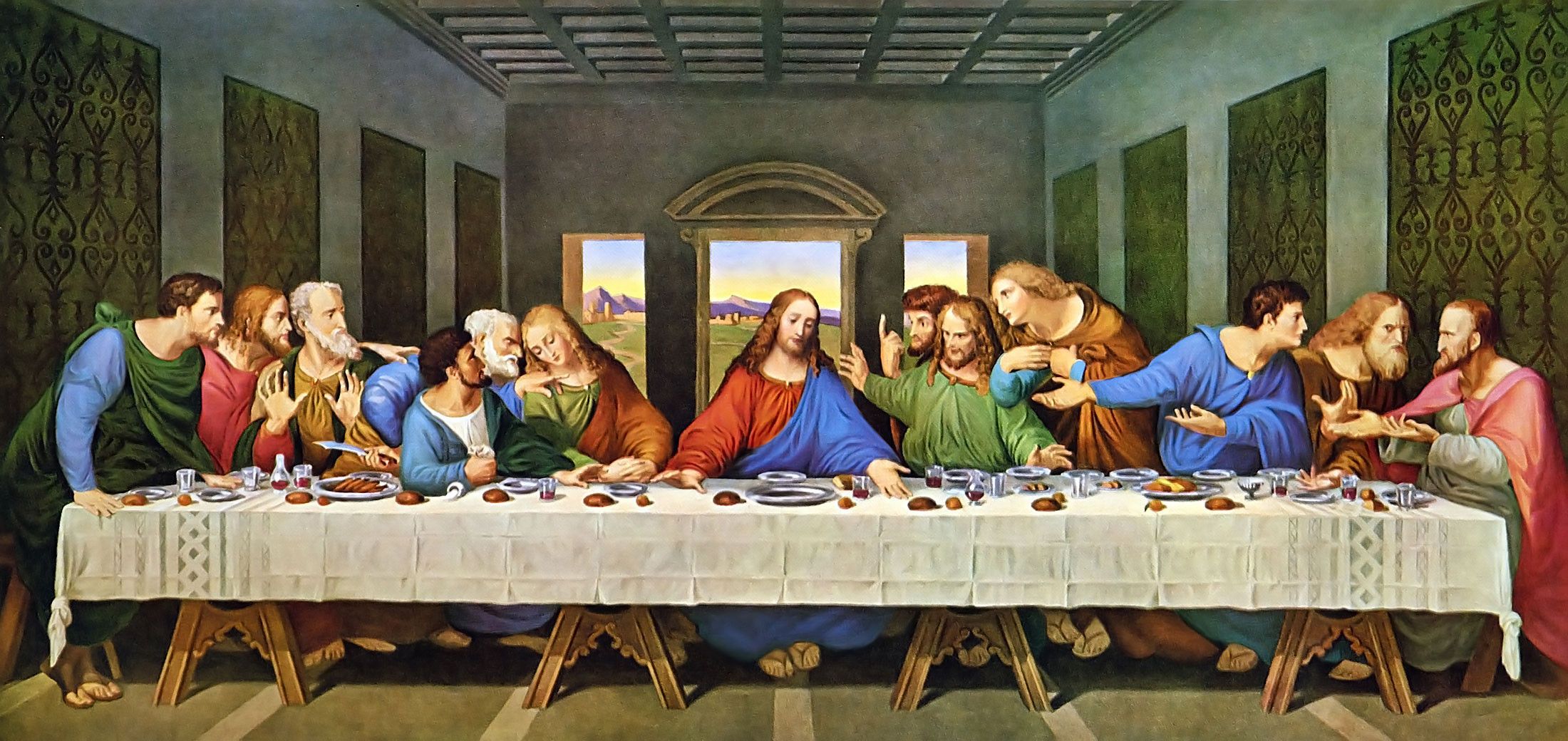 The last supper restored da vinci The last supper restored da vinci