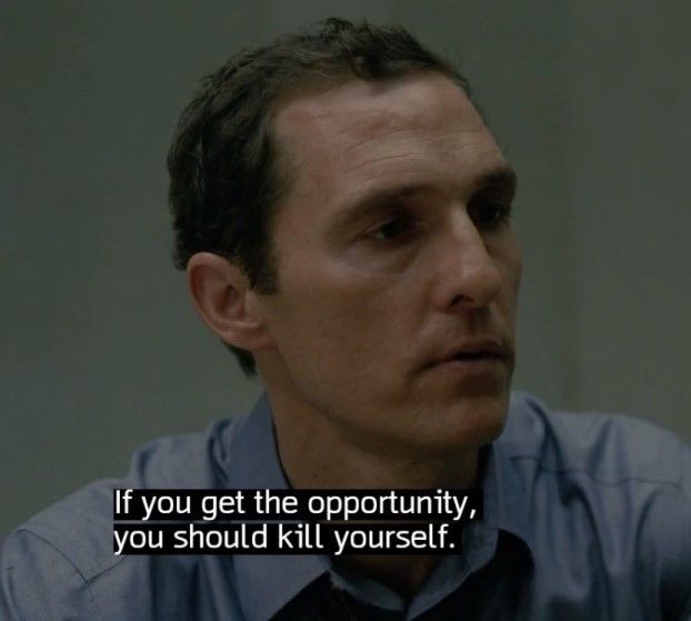 Rusty cohle kill yourself true detective wallpaper