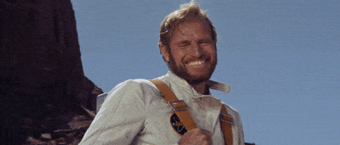 Cowboy laugh gif