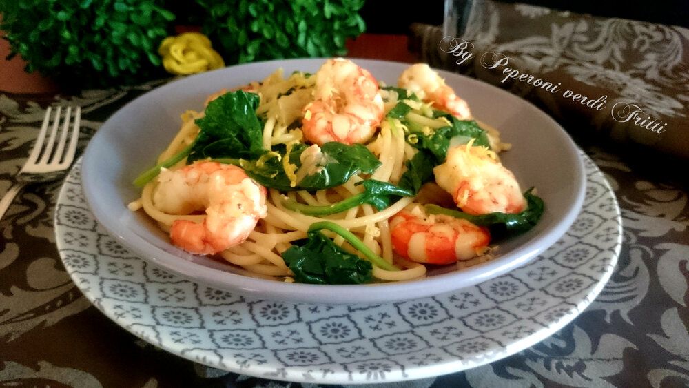 Spaghettigamberispinaci 1