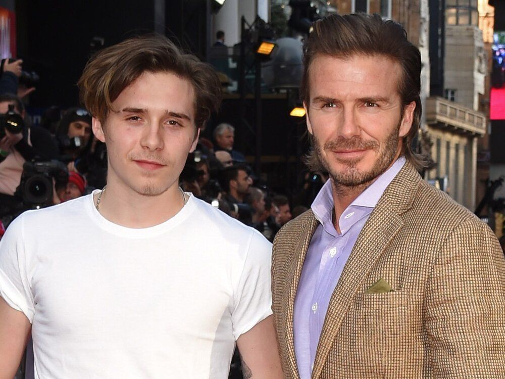 Brooklyn beckham surprises david beckham birthday
