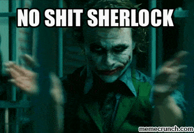 No shit