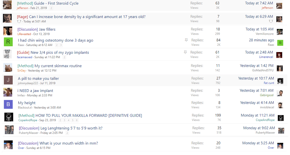 Looksmaxingforumposts