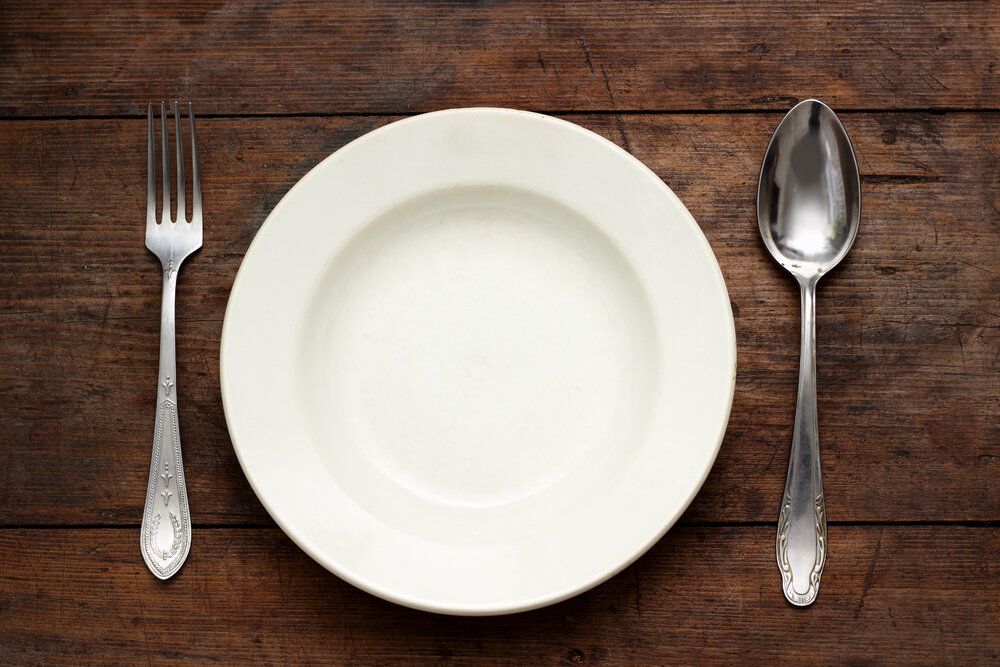 Empty plate