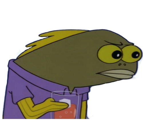 Auroraflorealis spongebob fish meme by auroraflorealis redbubble 519724032