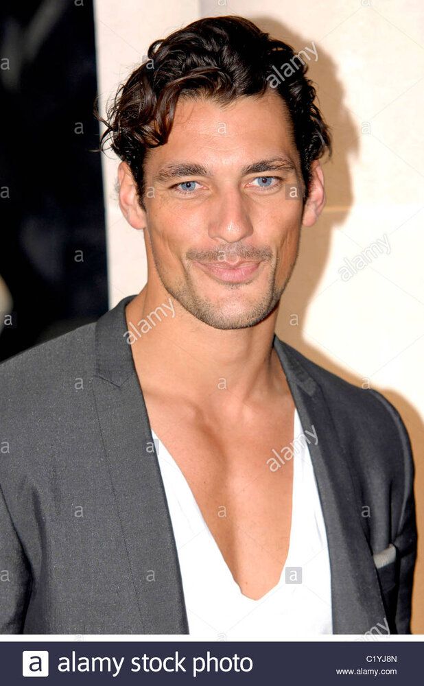 David gandy vogue and burberry launch party for fashions night out C1YJ8N 1
