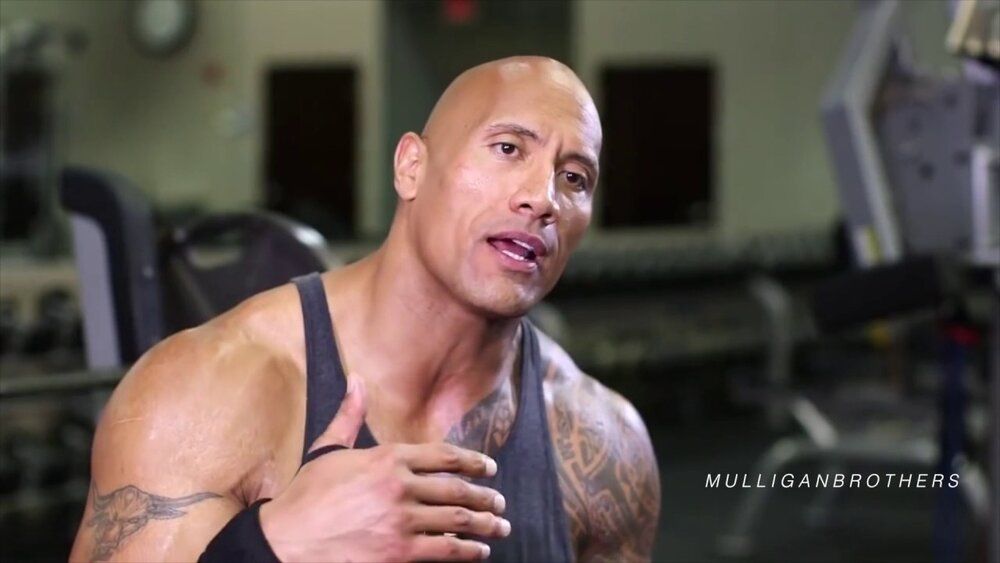 THE ROCK DWAYNE JOHNSON A DAY IN THE LIFE GYM