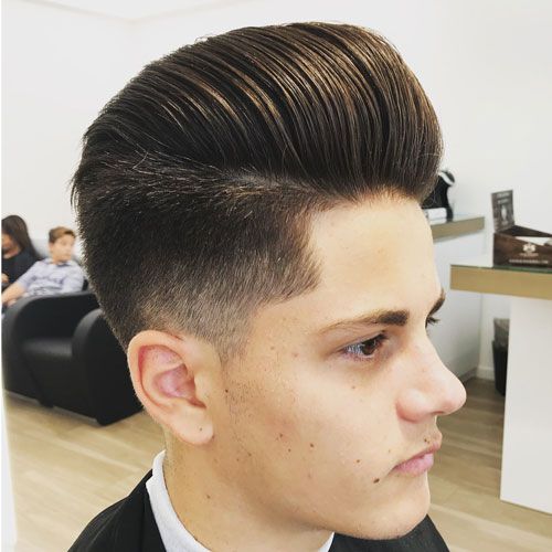 Low Fade Pompadour