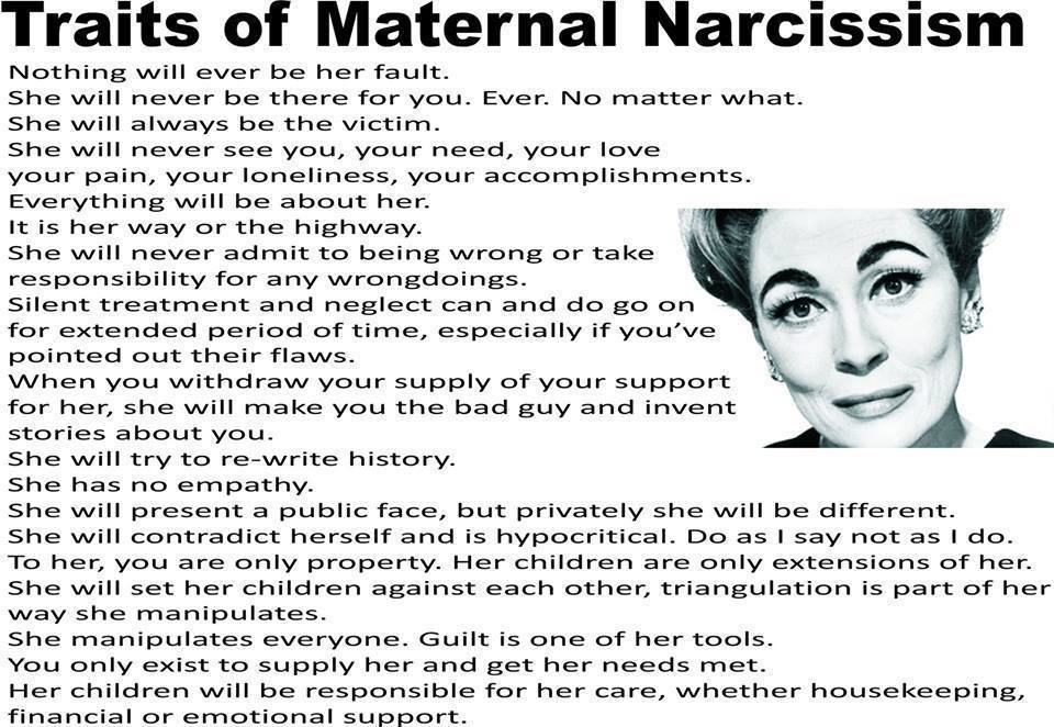 Maternal narcissism
