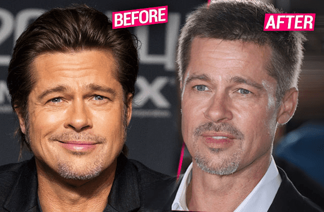Brad pitt plastic surgery angelina jolie divorce pp1