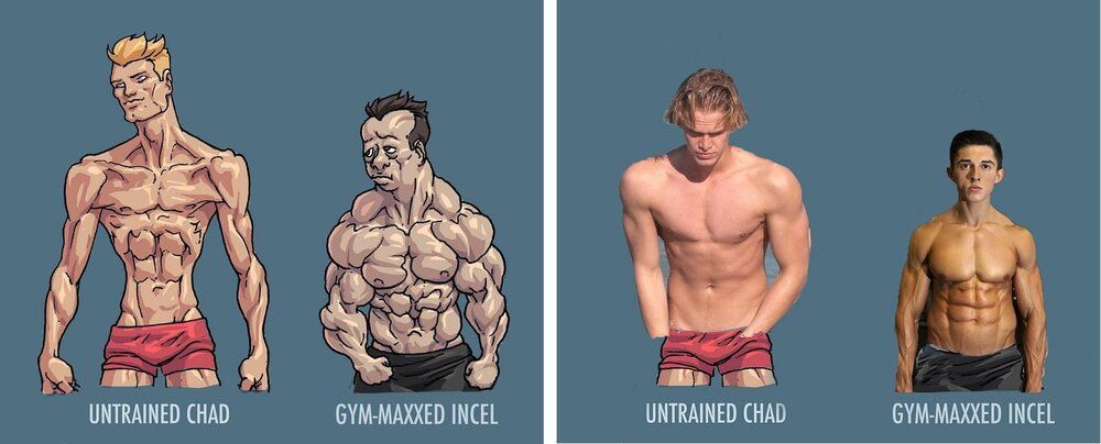 Chad vs incel frame