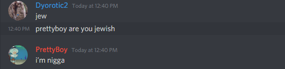 PRETTYBOY IS RACIST
