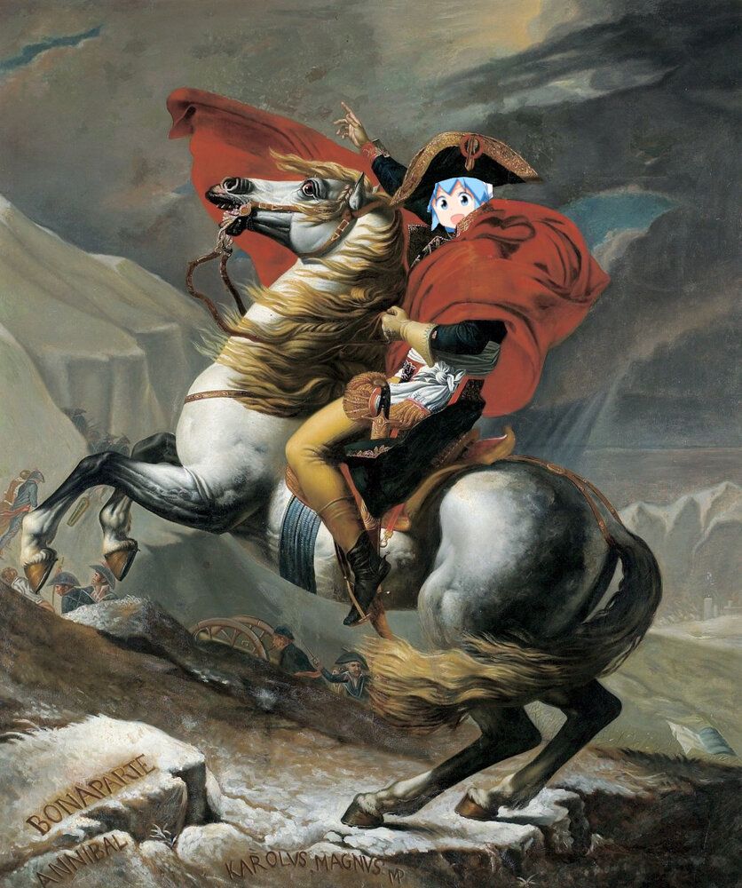 Napoleon on st bernhard