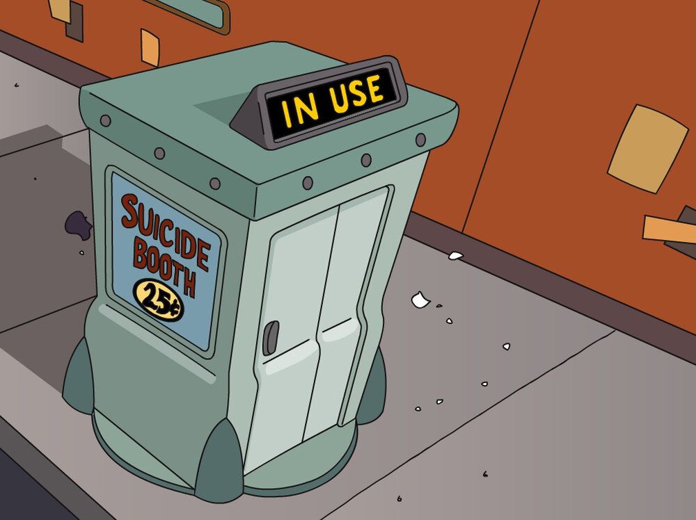 Suicide booth by r w shilling