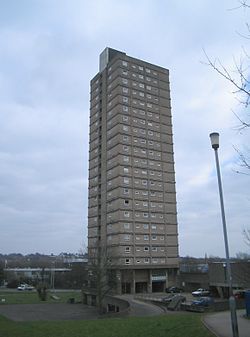 250px Cwmbran tower block
