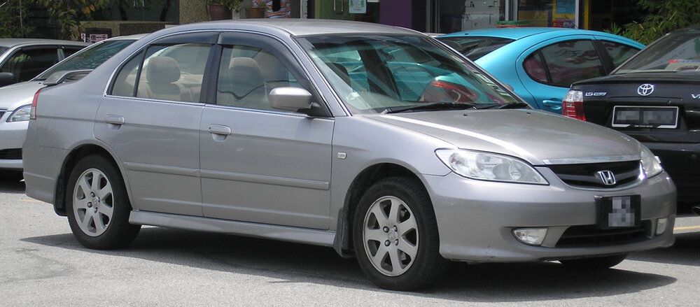 Honda Civic seventh generation first facelift front Serdang