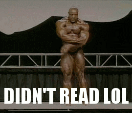 D IDNT READ