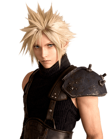 Cloud Strife from FFVII Remake render