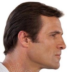Side view mature man looking away against white background 96367324