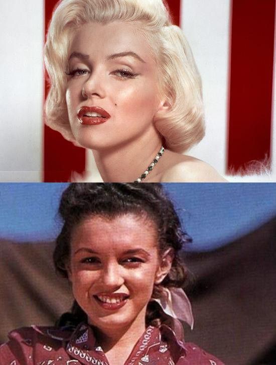 Marilyn Monroe Blonde Brunette