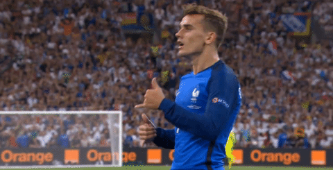 Antoine griezmann celebration au ralenti