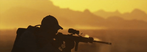 Soldier shooting rifle animated gif