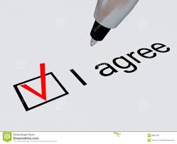 I agree stock illustration. Illustration of correct, good - 8684795