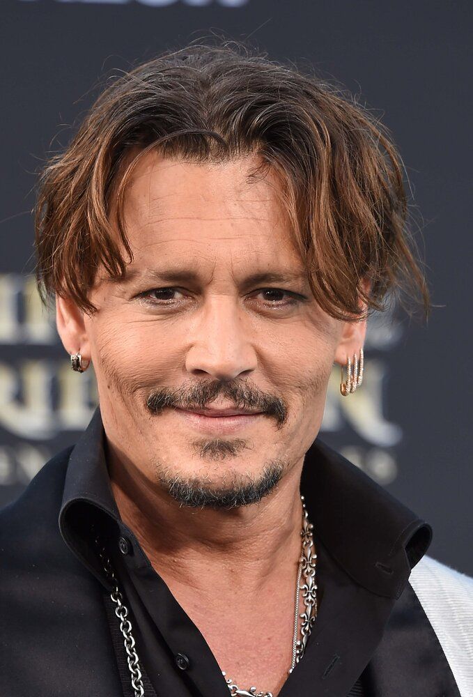 Johnny Depps Curtain Hair