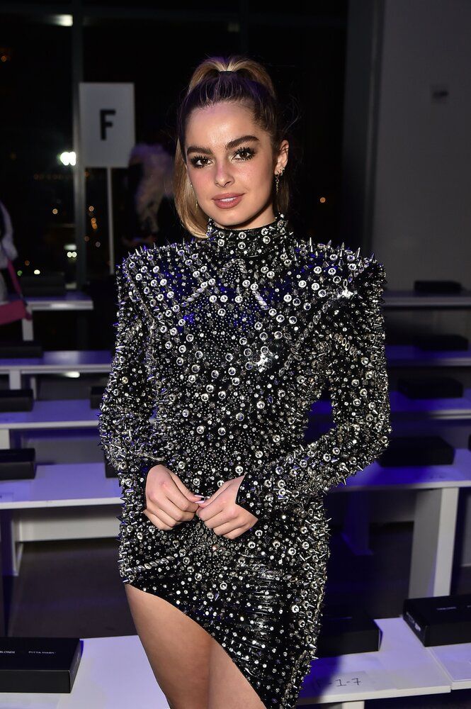 Addison rae attends the blonds front row during new york news photo 1586369878