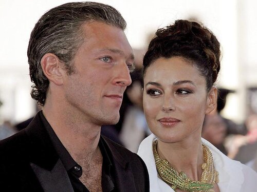 Leute Aus und vorbei Monica Bellucci und Vincent Cassel