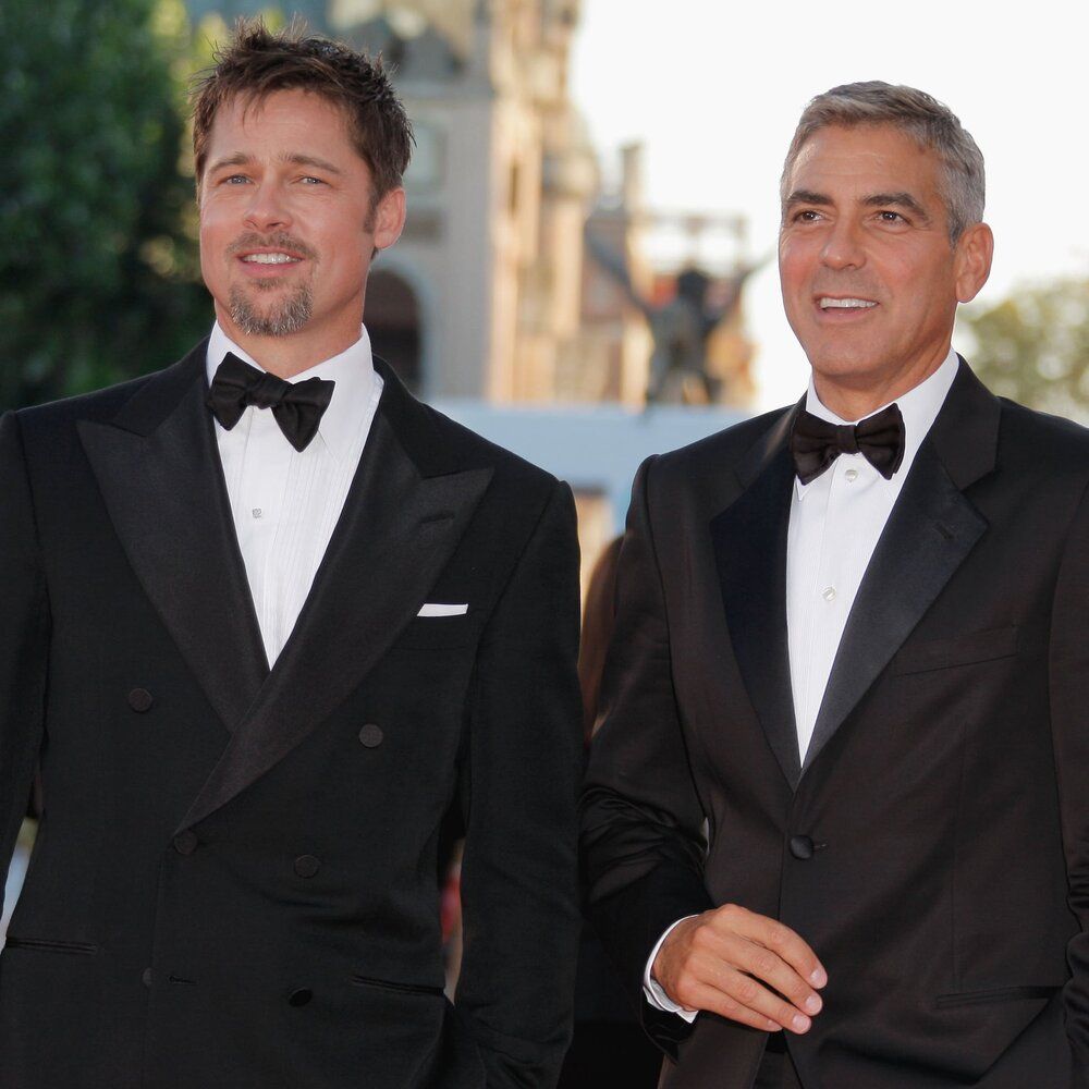 Brad Pitt George Clooney Friendship Pictures