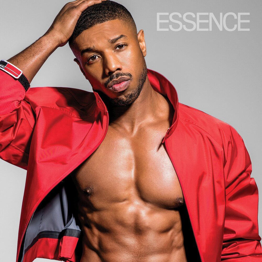 Michael B Jordan Shirtless Essence June 2018