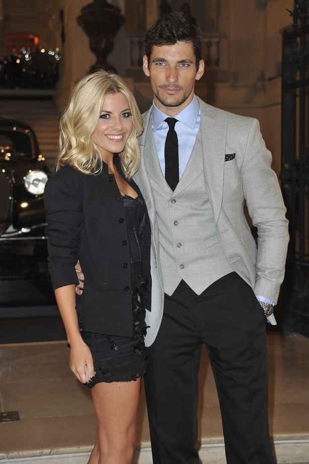 David Gandy and Mollie King