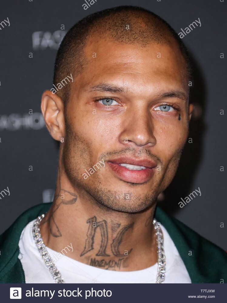 Los angeles usa 08th may 2019 jeremy meeks arrives at the fashion nova x cardi b collection la