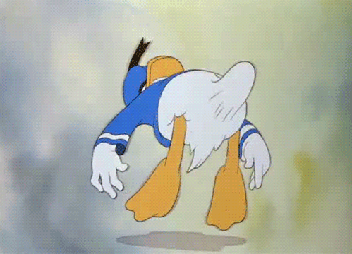 Donald duck thrusting