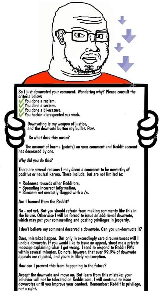 Downvoting