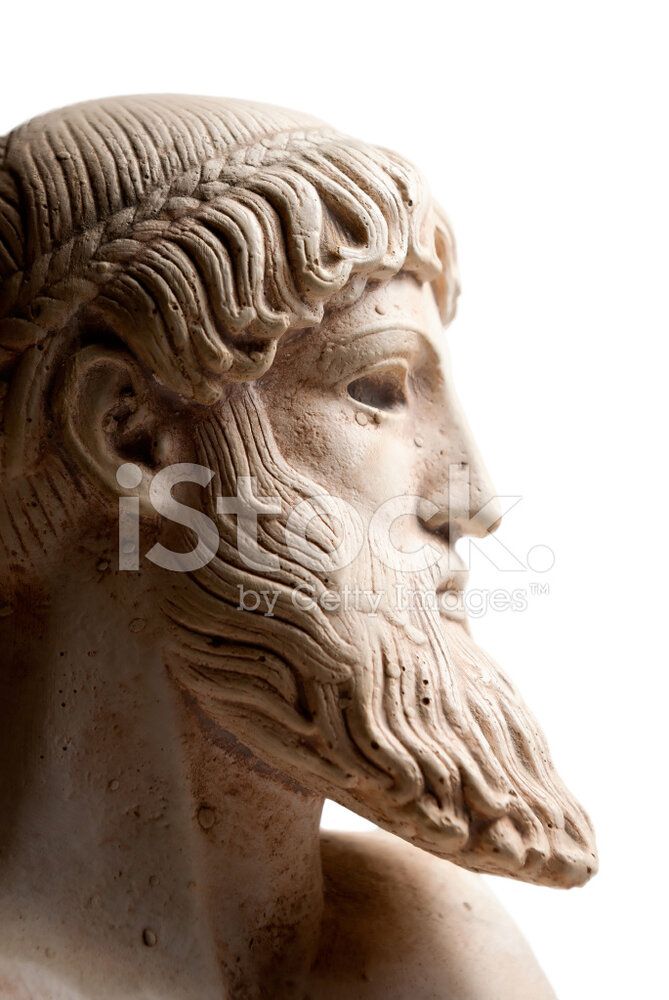 13890639 greek god in profile horizontal
