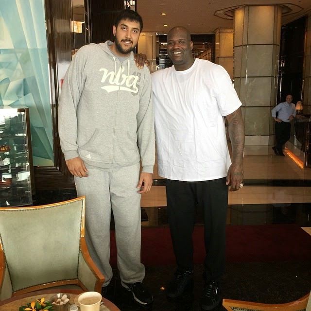 7 5 sim bhullar with 7 1 shaquille o neal thenbazone