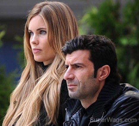 Cute Couple Helen Svedin With Husband Luis Figo