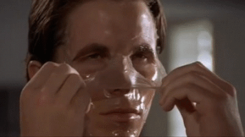 Peeling off face