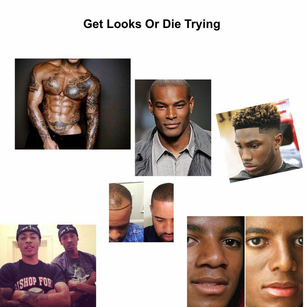 Get looks black