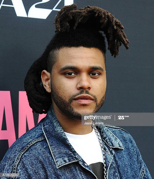 The weeknd attends the premiere of amy at arclight cinemas on june 25 picture id478629092