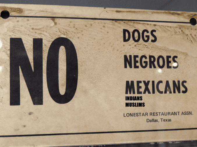 No negroes