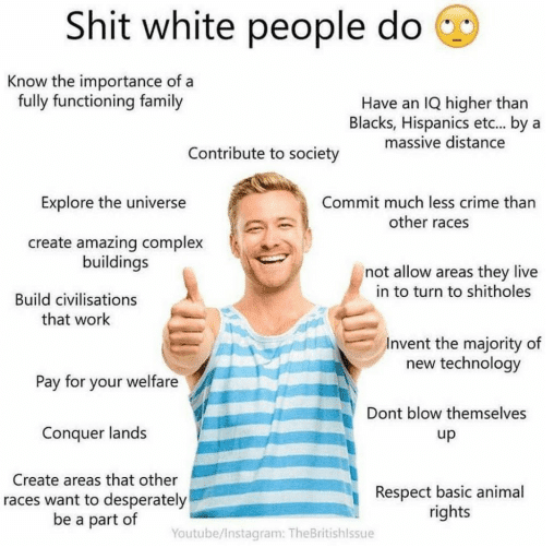 Shit white people do1