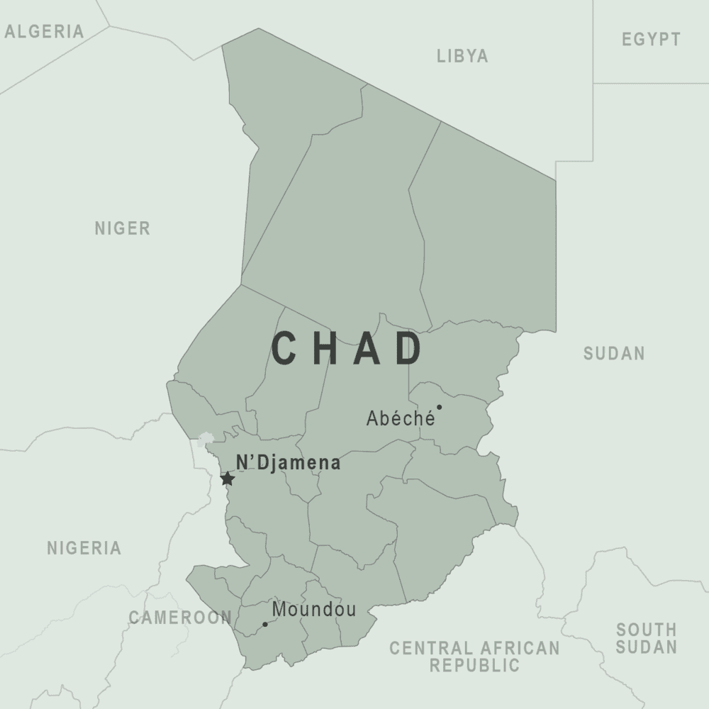 Map chad
