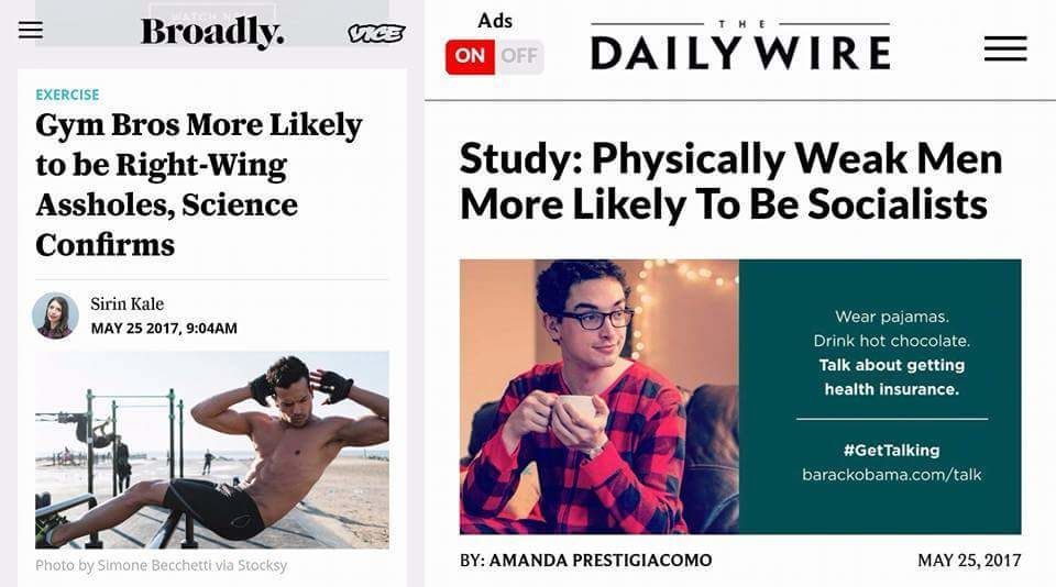 Physically weak men communists