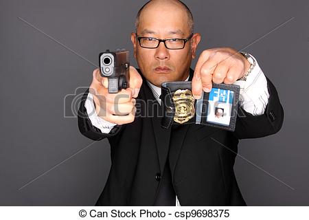 Fbi fusil agent images sous licence csp9698375