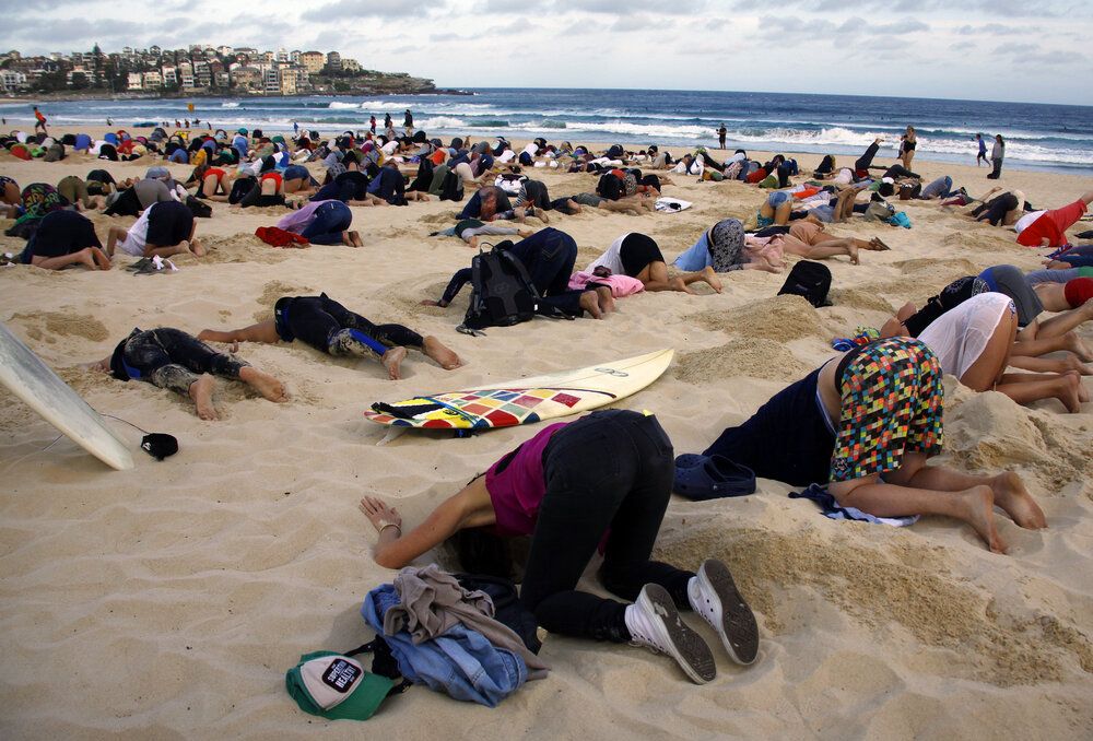 Heads in the sand