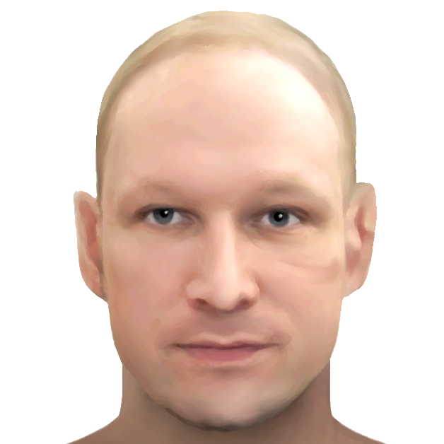 Sketch of Breivik